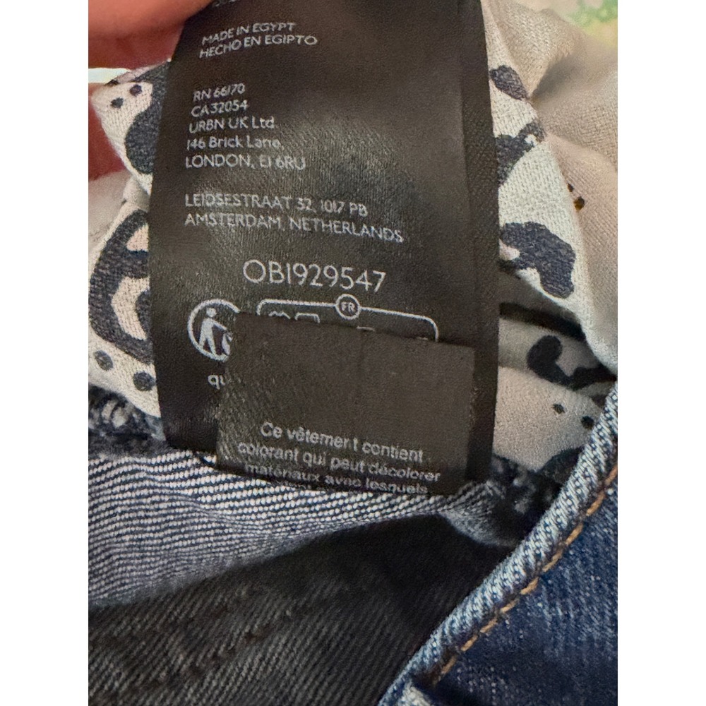 Free People | We The Free Deep Trance Dropped Boyfriend Jeans Plus Size 32/14 - Picture 11 of 14